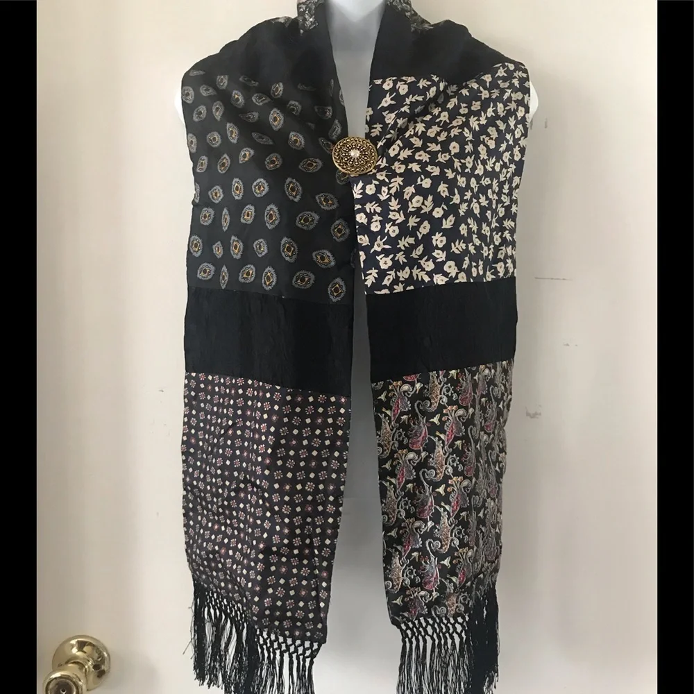 Jacqueline Ferrar Reversible Silk Scarf